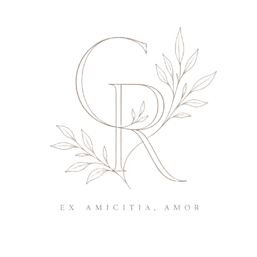 Monograma Carla e Rodolfo — Ex Amicitia, Amor